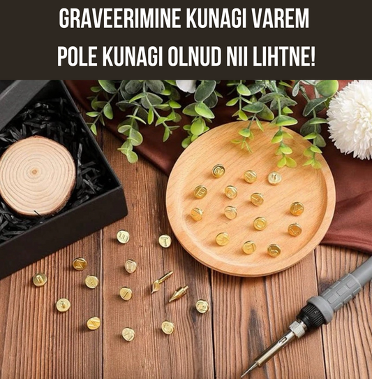 DIY Woodcarving elektriline graveerimis-/põletustööriistade komplekt