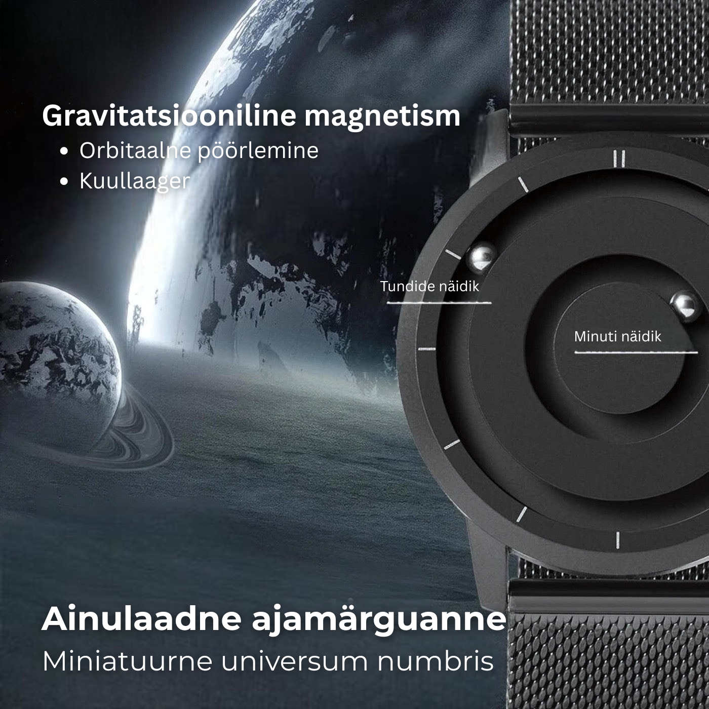 Magnetic Watch™ – ainulaadne magnetkell, mis ühendab kunsti ja aja