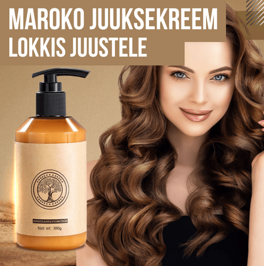 Laurens™ Maroko juuksekreem lokkis juustele | Lokkis juuksed koheselt