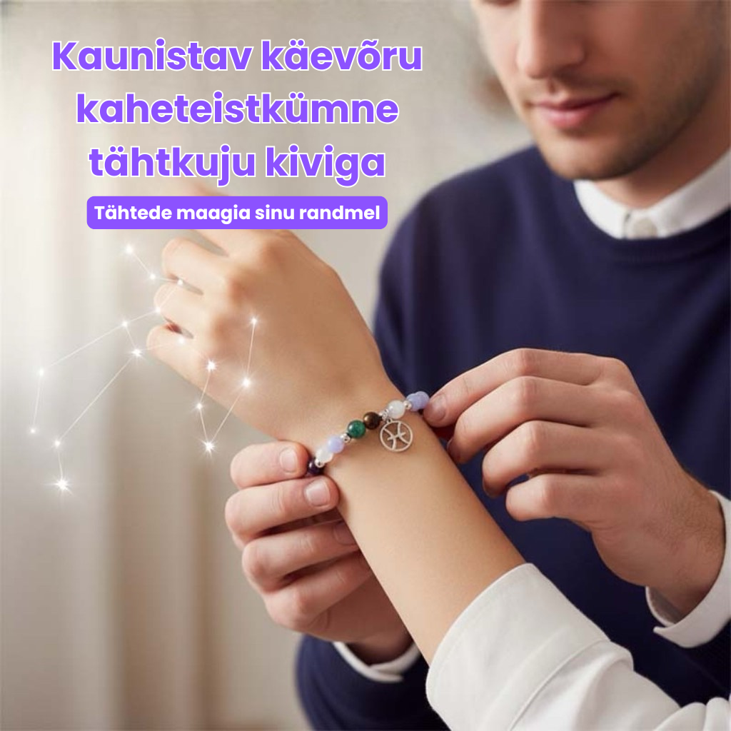 Kaelakee kaheteistkümne sodiaagikiviga