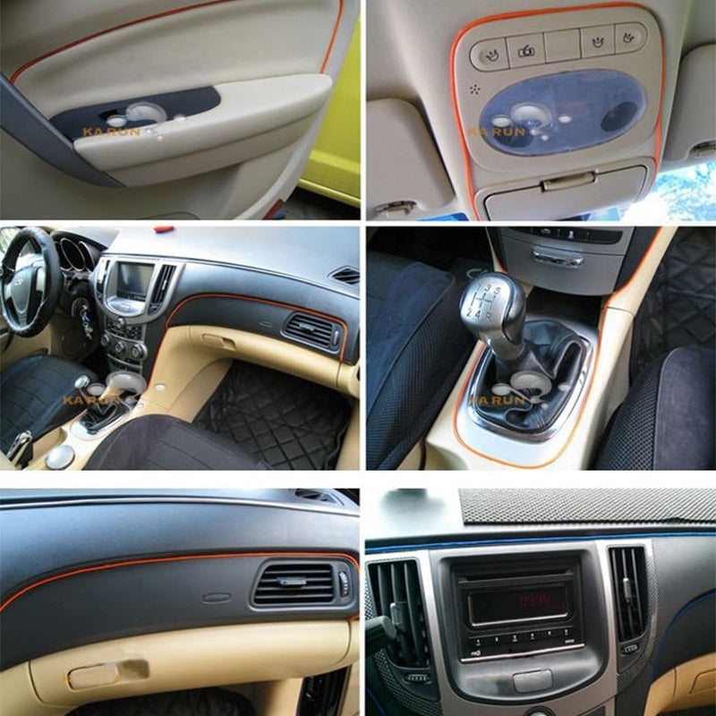 🚗 Auto dekoratiivne RGB LED riba💡