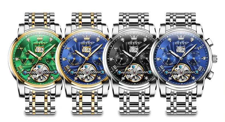 LUMINESCENCE® luksuslik meeste mehaaniline käekell