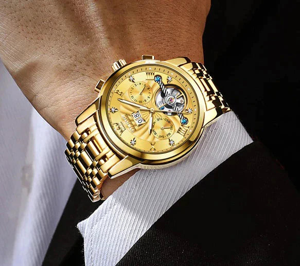 LUMINESCENCE® luksuslik meeste mehaaniline käekell