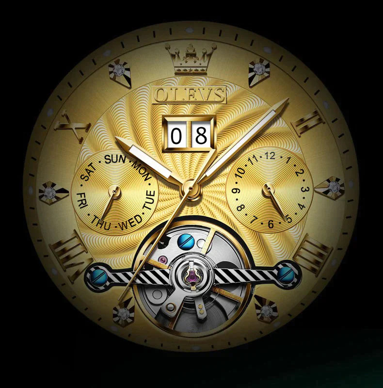 LUMINESCENCE® luksuslik meeste mehaaniline käekell