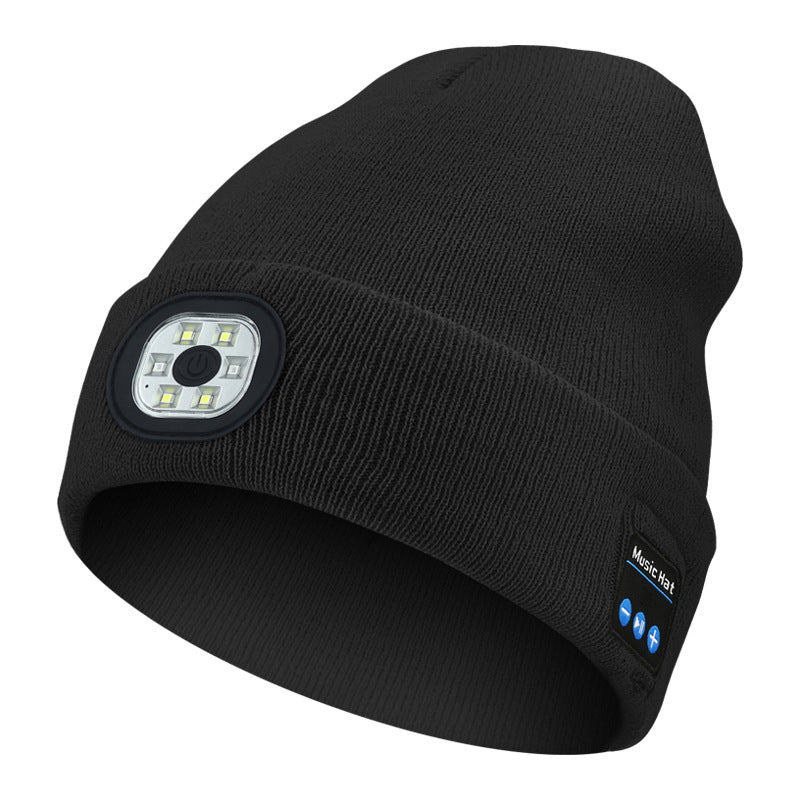 Soojendav muusika- ja valgusmüts Bluetoothiga