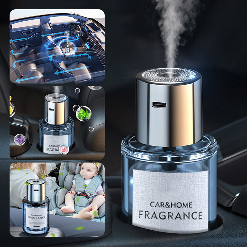 Smart Ultrasonic Spray autoõhuvärskendaja - 5-käiguline juhtimine ja automaatne sisse/välja lülitamine