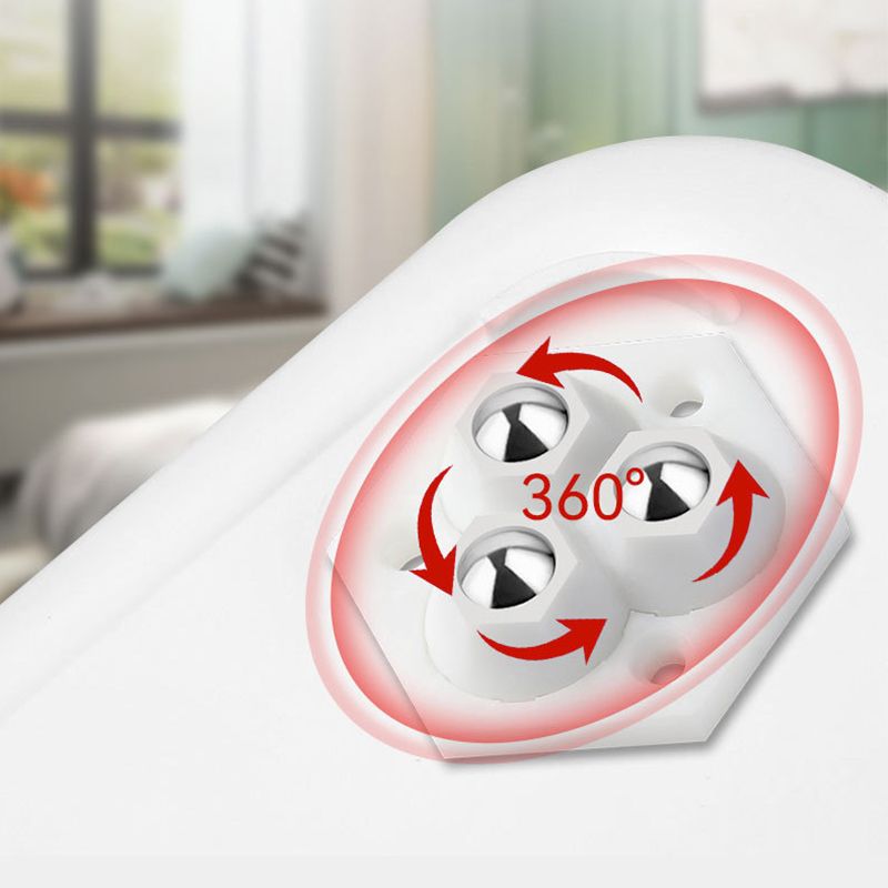 360° pöörlevad kolmekordsed mööblirattad