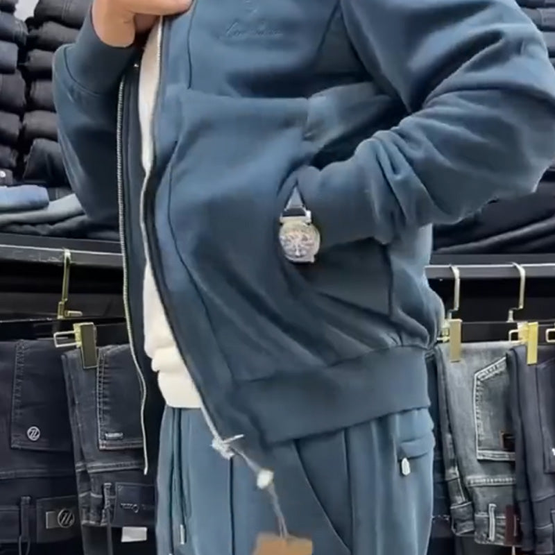 Meeste vabaaja jakk ja püksid – kahetükiline komplekt🔥