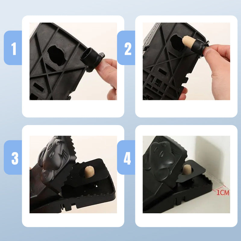 Korduvkasutatavad rotilõksud ülitäpse mehhanismiga