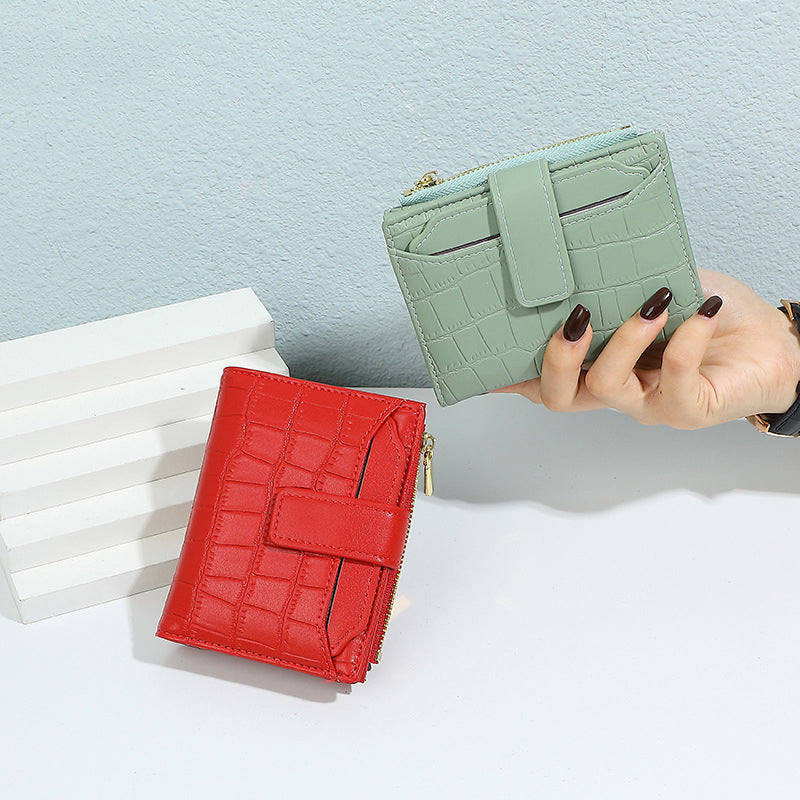 🔥 2025 Kuum allahindlus 🔥  Kompaktne ühevärviline naiste rahakott