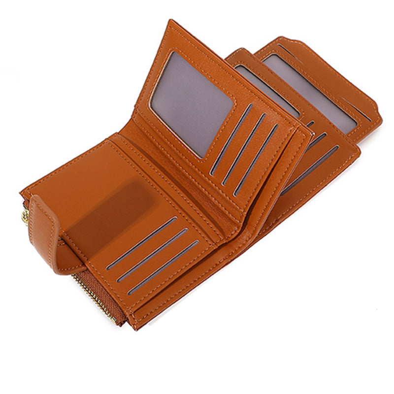 🔥 2025 Kuum allahindlus 🔥  Kompaktne ühevärviline naiste rahakott