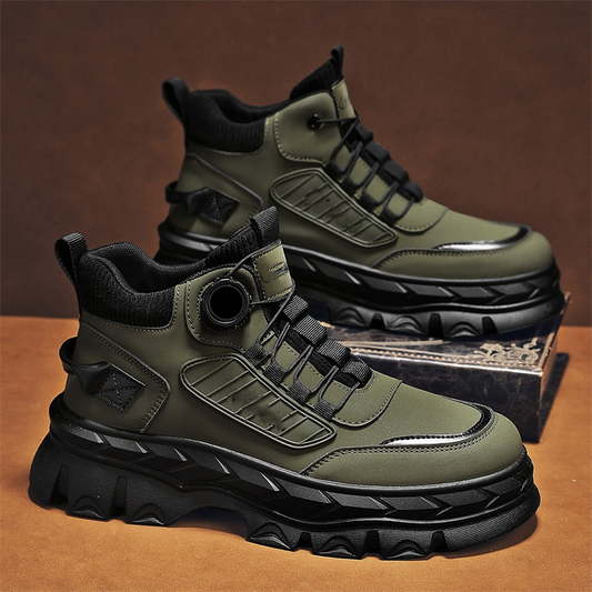 Retro stiilis meeste vabaaja saapad kuni pahkluuni