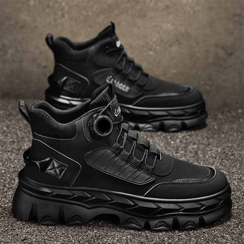 Retro stiilis meeste vabaaja saapad kuni pahkluuni